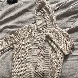 Hooded cardigan